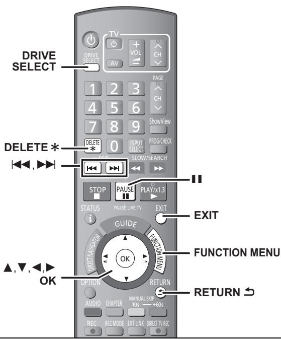 PANASONIC DMR-EX96CEGK - Suppression des titres - 1