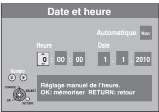 PANASONIC DMR-EX96CEGK - Date et heure - 1