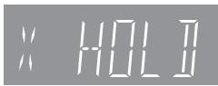 PANASONIC DMR-EX96CEGK - Appuyez et maintenez enfoncé [OK] et [RETURN ↩] simultanément jusqu'à ce que "X HOLD" apparaisse sur l'afficheur de l'unité. - 1