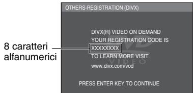 PANASONIC S33 - Visualizzare il codice di registrazione dell'unità - 1