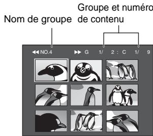 PANASONIC S33 - Pour selectionner une image dans un autre groupe - 1