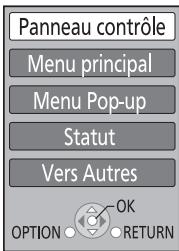 PANASONIC DMPB100 - Utiliser le menu OPTION pour commander cet appareil - 1