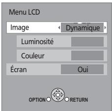 PANASONIC DMPB100 - Appuyez sur [LCD MENU]. - 1