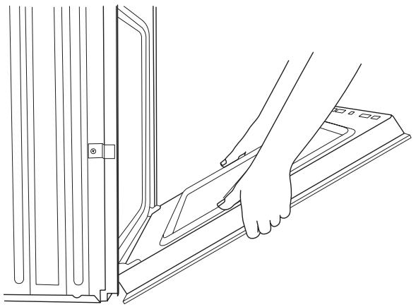 WHIRLPOOL WOS97ES0ES  - INSTALLATION GUIDE - Dépose de la/les porte(s) du four - 1
