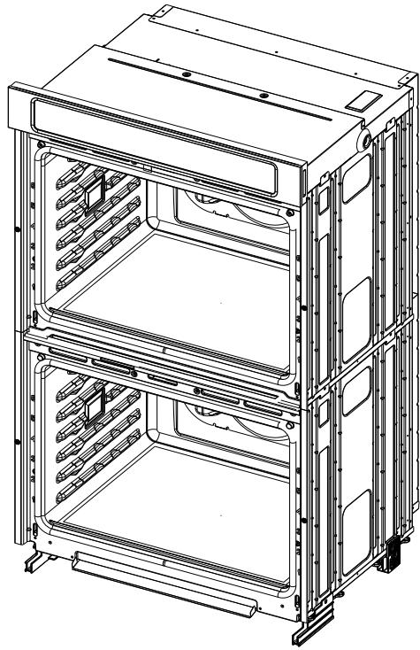 WHIRLPOOL WOS97ES0ES  - INSTALLATION GUIDE - La hauteur de la cavité d'encastrement est comprise entre 51^3/16 et 52^3/16 (130,0 cm et 132,6 cm) - 4