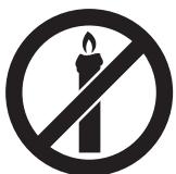 SHARP LC-24CHF4011EW, LC-24DHF4011E - In order to prevent fire always keep candles and other open flames away from this product. - 1