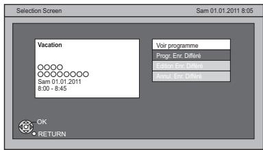 PANASONIC DMR-PWT500 - Appuyez sur [GUIDE] - 2