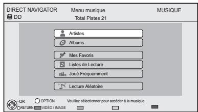 PANASONIC DMR-PWT500 - Édition de la musique/liste de lecture - 2