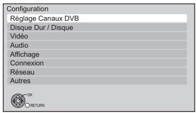 PANASONIC DMR-PWT500 - Modification des réglages de l'ordinateur (configuration) - 1