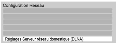 PANASONIC DMR-PWT500 - Réglages serveur réseau domestique (DLNA) - 1