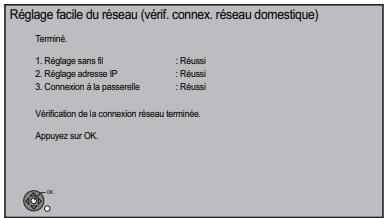 PANASONIC DMR-PWT500 - Réglage facile du réseau (verif. connex. réseau domestique) - 1