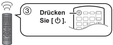 PANASONIC SC-BTT290 - Anschalten des Systems. - 3