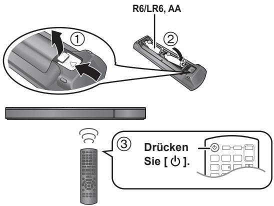 PANASONIC SC-BTT490EGK - ③ Anschalten des Systems. - 1