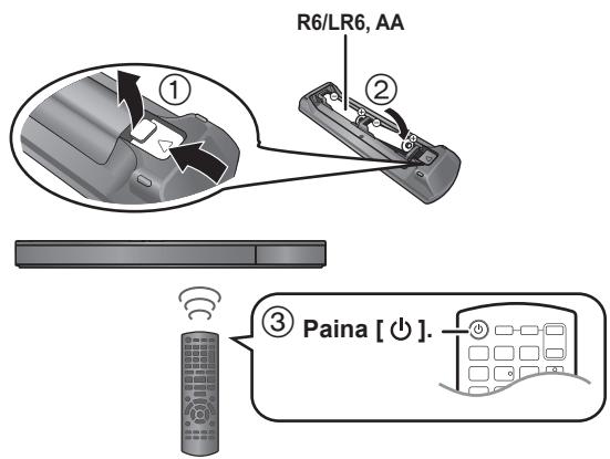 PANASONIC SC-BTT490EGK - ② Kytke televisio päälle. - 3