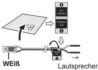 PANASONIC SC-BTT490EGK - SCHRITT 2: Anbringen des Stickers an den Kabeln - 1