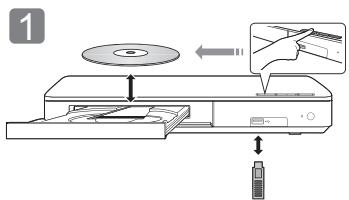 PANASONIC DMP-BDT167EF - ÉTAPE 4 : Lecture - 1