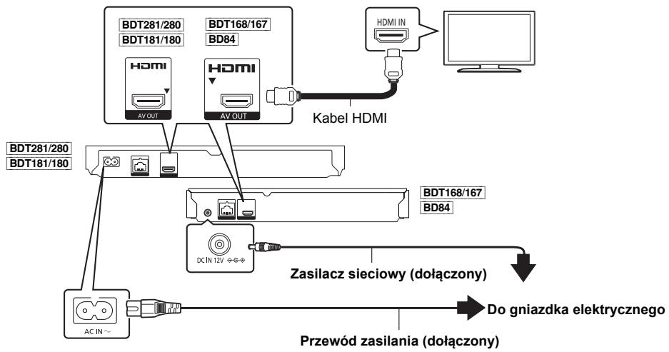 PANASONIC DMP-BDT181EG - KROK 1 : Podłęczenia do telewizora - 1