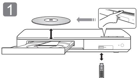 PANASONIC DMP-BDT184EG - ÉTAPE 4 : Lecture - 1