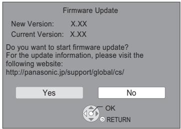 PANASONIC DMP-BDT280EG - A firmware frissítése - 1