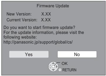 PANASONIC DMP-BDT280EG - Aktualizace firmwaru - 1