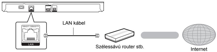 PANASONIC DMP-BDT380EG - LAN kabel csatlakoztatás - 1