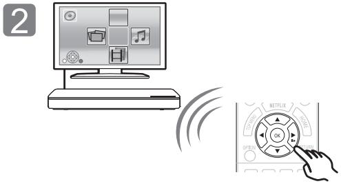PANASONIC DMP-BDT381 - LÉPÉS: Lejátszás - 2