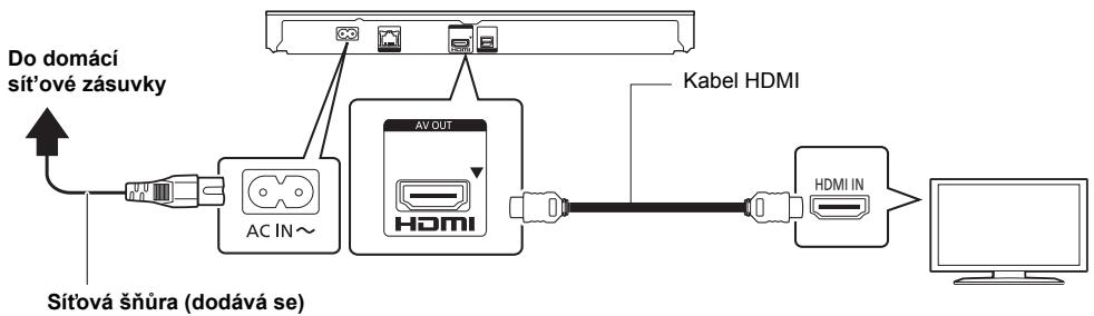 PANASONIC DMP-BDT381 - KROK: Připojeník TV - 1