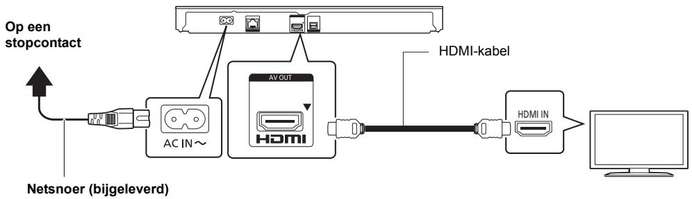 PANASONIC DMP-BDT381 - STAP 1 : Aansluiten op een TV - 1