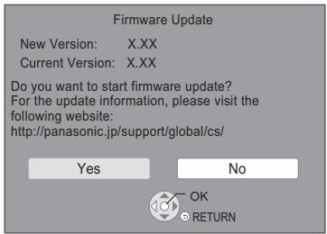 PANASONIC DMP-BDT381 - Aktualizace firmwaru - 1