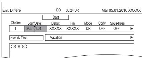 PANASONIC DMR-BWT850EC - Options de l'enregistrement différé - 1