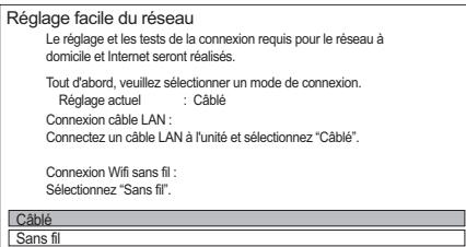 PANASONIC DMR-BWT850EC - Réglage facile du réseau - 1