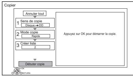 PANASONIC DMR-BWT850EC - Copie provenant d'un support autre que le DD avec menu vidéo - 2