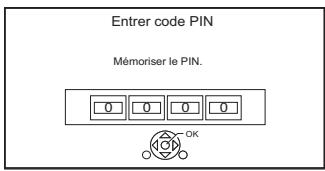 PANASONIC DMR-BWT850EC - Entrer code PIN - 1