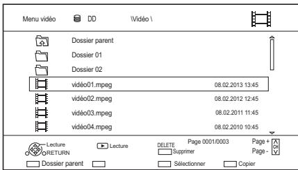 PANASONIC DMR-BWT850EC - Suppression des fichiers videoopsis sur le DD - 1