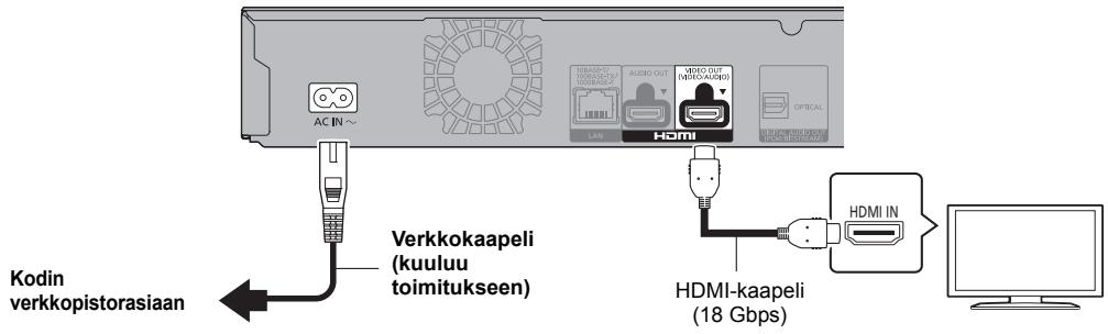 PANASONIC DMP-UB700EG - VAIHE 1: Liittäminen televisionoon - 1