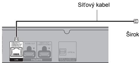 PANASONIC DMP-UB700EG - Pripojeni prostřednictvim sítového kabelu - 1