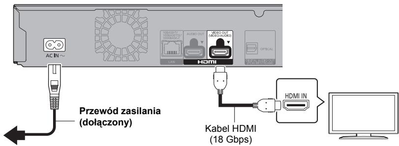PANASONIC DMP-UB700EG - KROK 1 : Podłęczenia do telewizora - 1