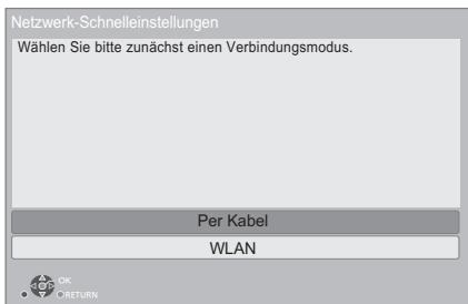 PANASONIC DMP-UB704EG - Netzwerk-Schnelleinstellungen - 1