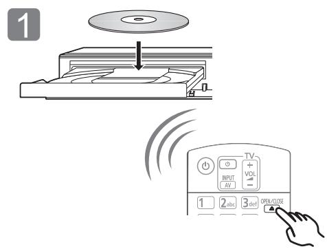 PANASONIC DMPUB300EG - KROK : Přehrávání disku - 1