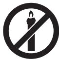 SHARP LC-40FG3242 - De modo a prevenir incéndios, mantenha velas e autres chamas abertas sempre longe deste produits. - 1