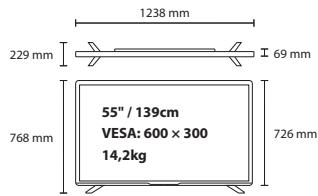 SHARP LC-40FG3242 - Technical specification | Technische Angaben | Spécification technique | Specífiche tecniche | Especisión技术水平 | Especialização técnica | Dane technicznze | Technische specificaties - 23