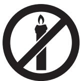 SHARP LC-49CFE6032E - Pentru a preintampina incendiile, tinei intotdeauna lumnanarile si alte surse de glacarareshisă departe de acest produs. - 1