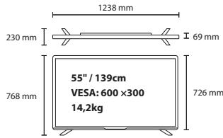 SHARP LC-49CUF8462ES, LC-55CUF8462ES - MHL - 21