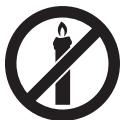 SHARP LC-49CUF8462ES, LC-55CUF8462ES - In order to prevent fire always keep candles and other open flames away from this product. - 1