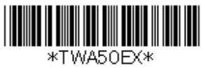 PANASONIC KX-TWA50EX - C€0470 - 2