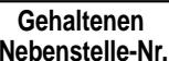 PANASONIC KXTD1232G - Zurückholen eines bei einer anderen Nebenstelle gehaltenen Interngesprächs - 6