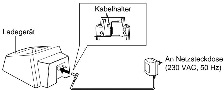 PANASONIC KXTD1232G - Aufladen des Akkus - 1