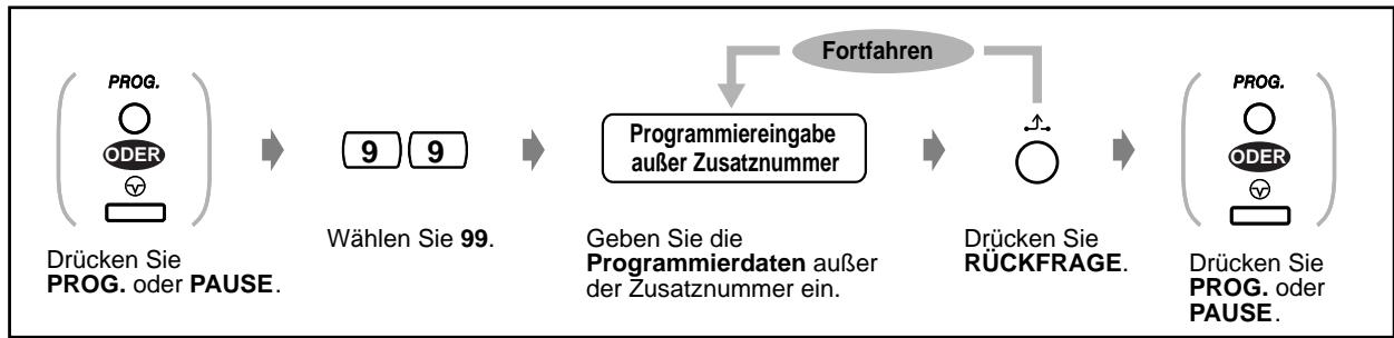 PANASONIC KXTD816GE - Prüfen der aktuellen Einstellung - 1