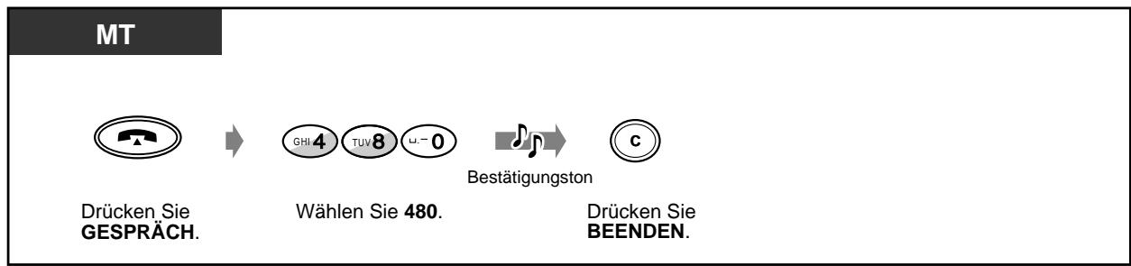 PANASONIC KXTD816GE - Ausschalten - 1