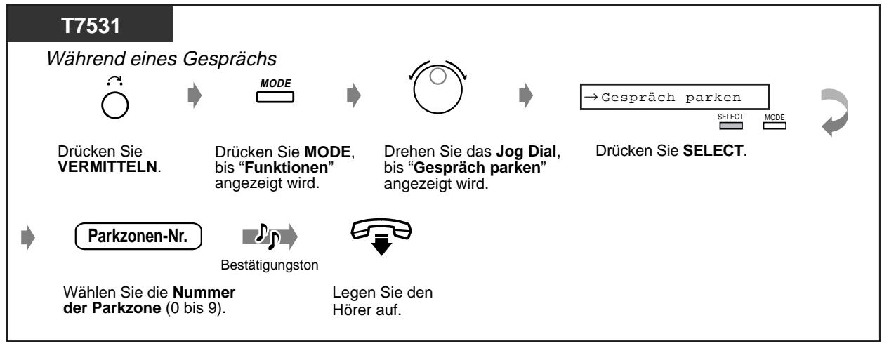 PANASONIC KXTD816GE - Geschäft parken (Fortsetzung) - 1